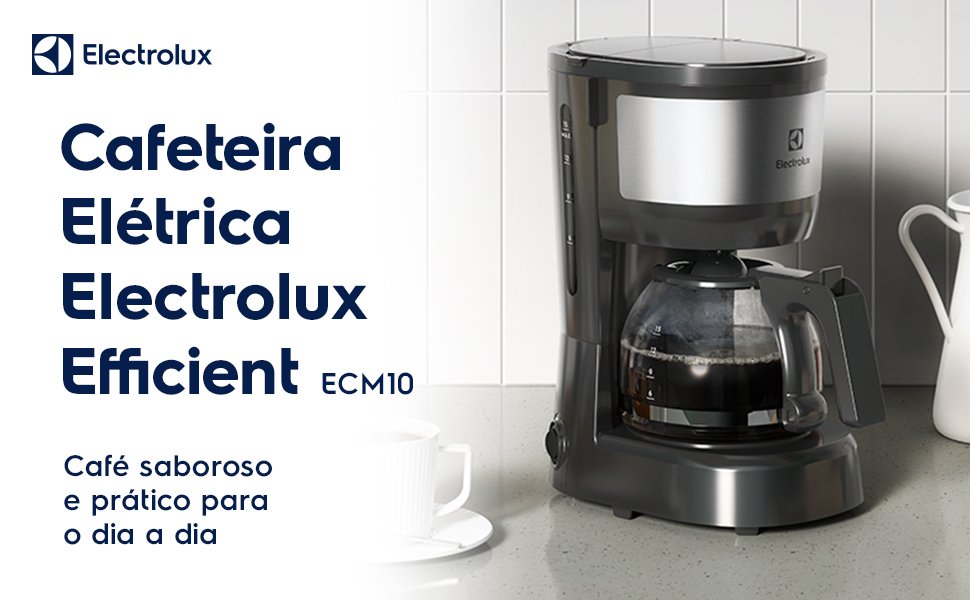 Cafeteira Elétrica Electrolux 15 Xícaras Efficient (ECM10)